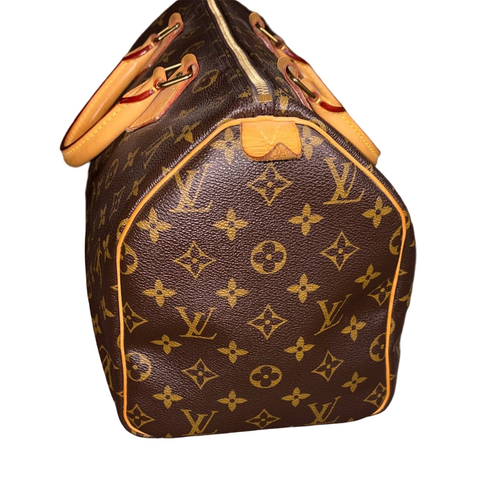 Louis Vuitton Speedy 30 Monogram Canvas| Dust Bag,Lock & Key| Authentic - Picture 4 of 16